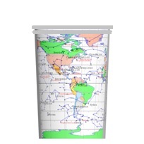 Image of Double Wall Glass Planisphere